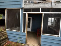 Lower level entrance