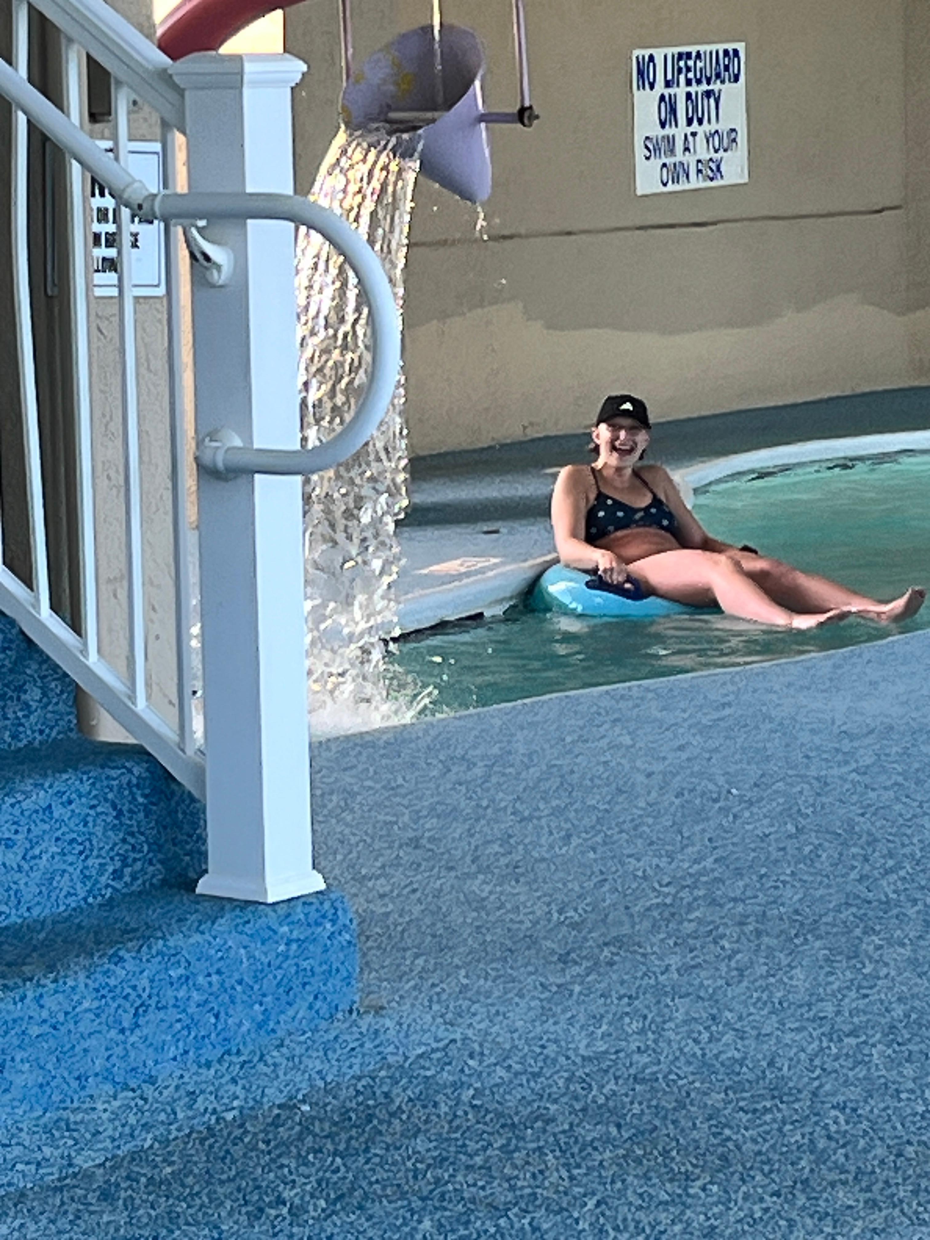 Water was cold!