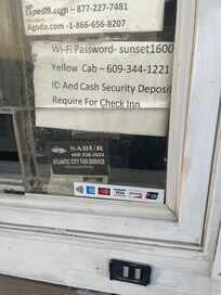 The check in counter looks like a marijuana sales counter