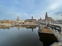 Zicht op Dresden.