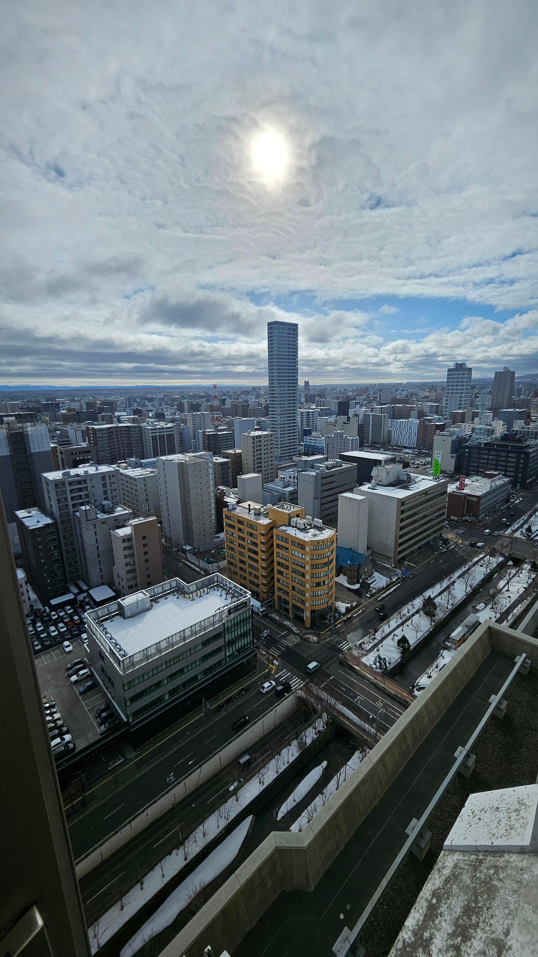 객실에서본 시내뷰