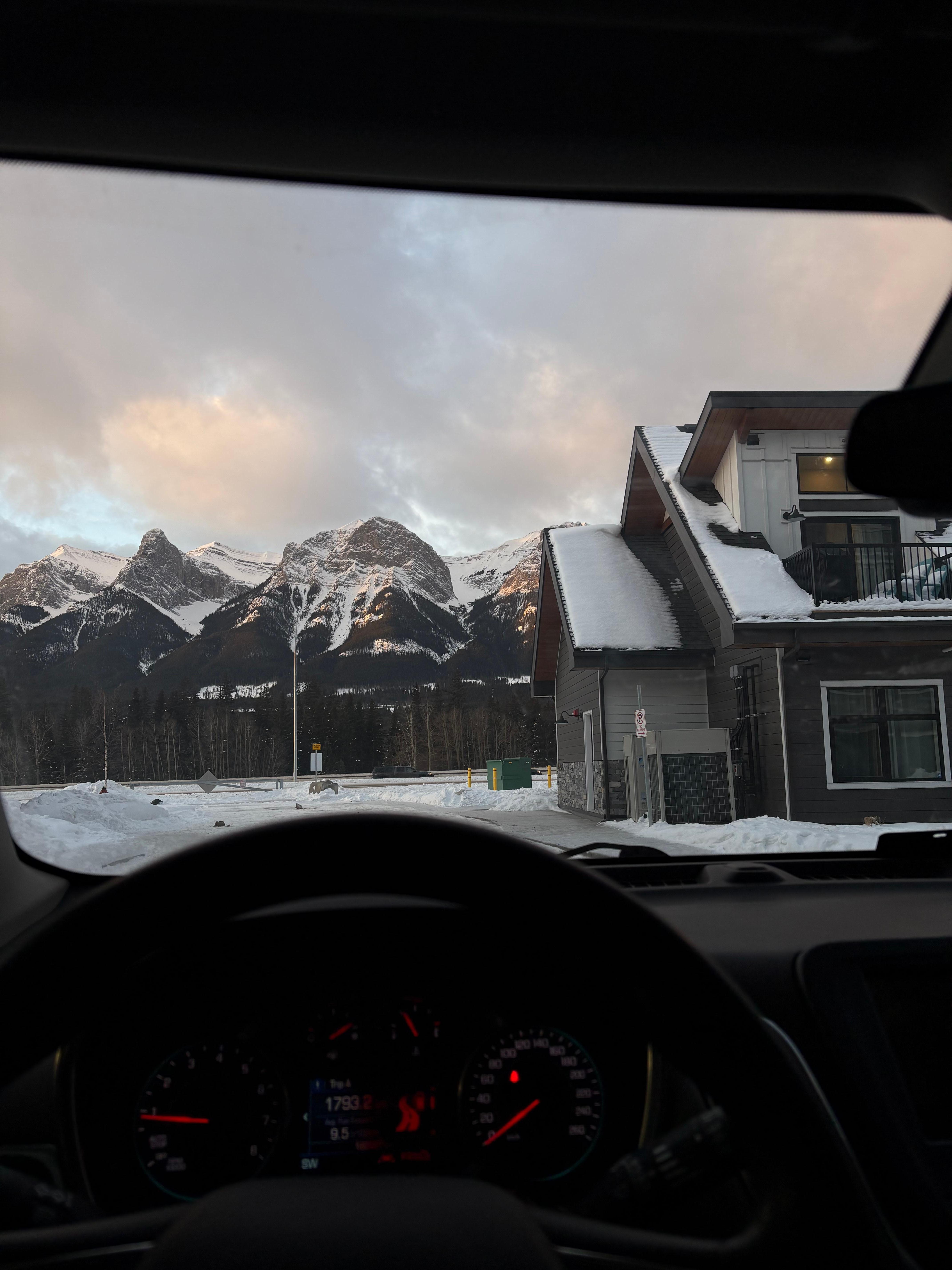 Parking under apartments