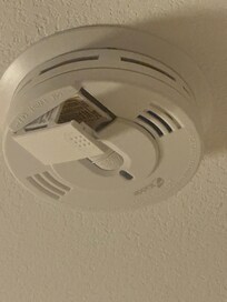 The smoke detectors in both bedrooms looked like this.