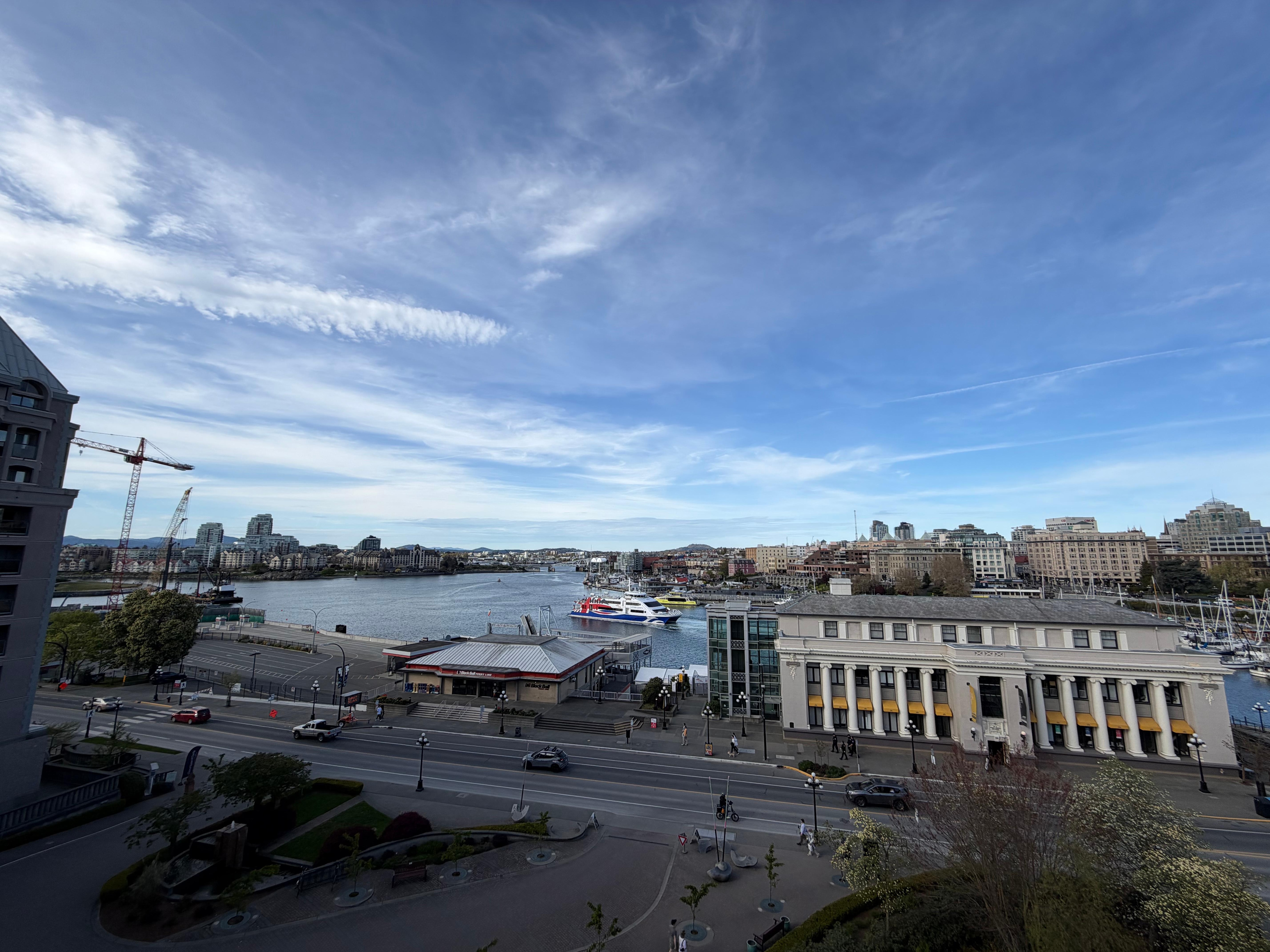 Harbour view from balcony