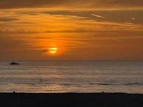 Sunset from balcony.