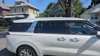 Bird poop from parking next to utility pole