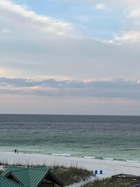 Relaxing on the balcony