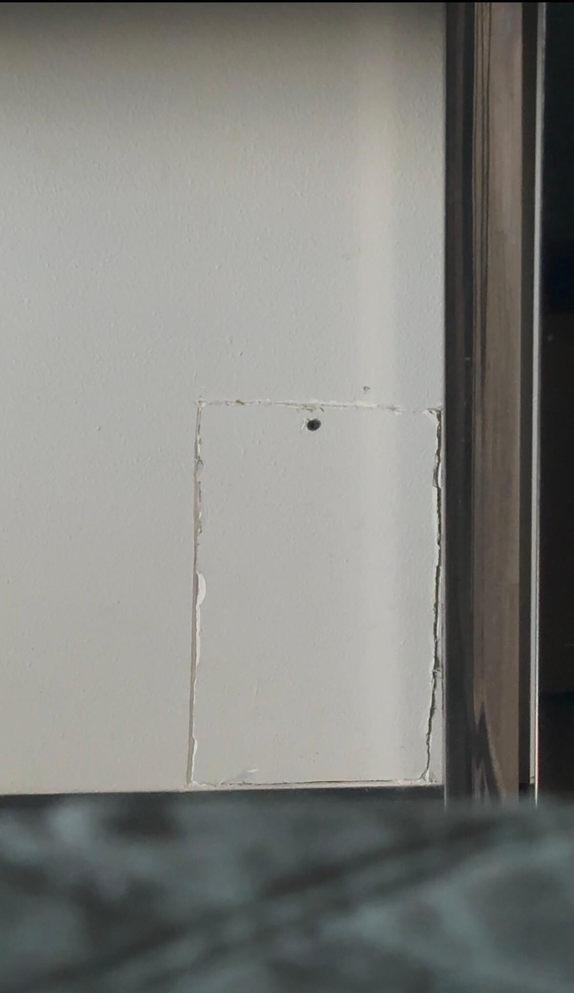 Random hole in wall