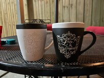 Coffee on the back patio.❤️