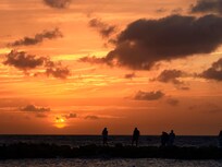 Sunset Blue Bay Beach