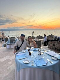 Surf and turf resturant view.