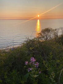 Short drive to catch the sunset over Lake Michigan