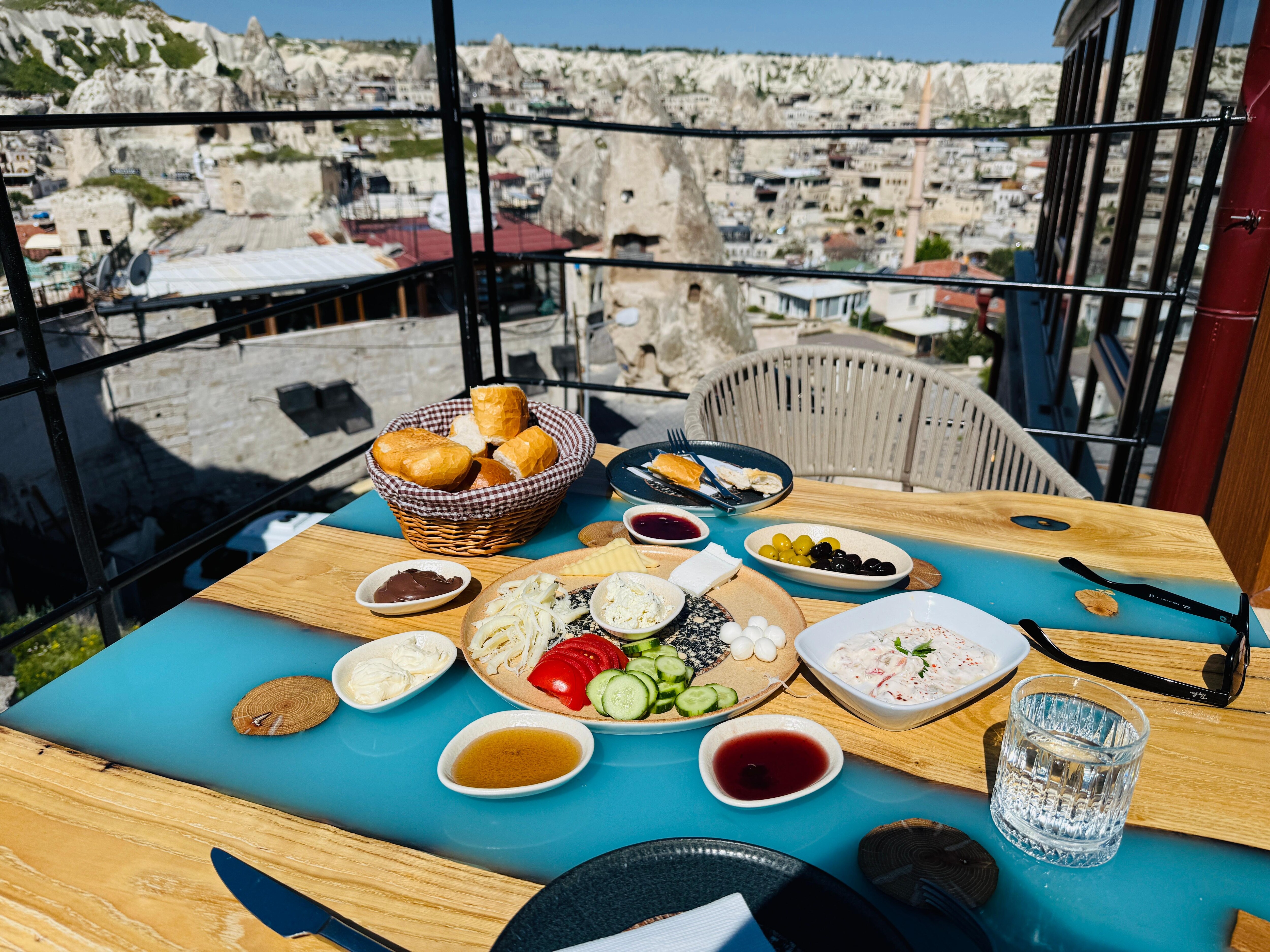 Breakfast with a view