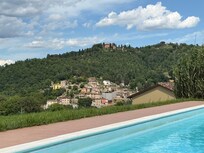 View of Pontecuti from pool