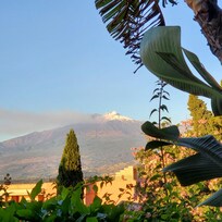 The view from my bedroom (mount etna)