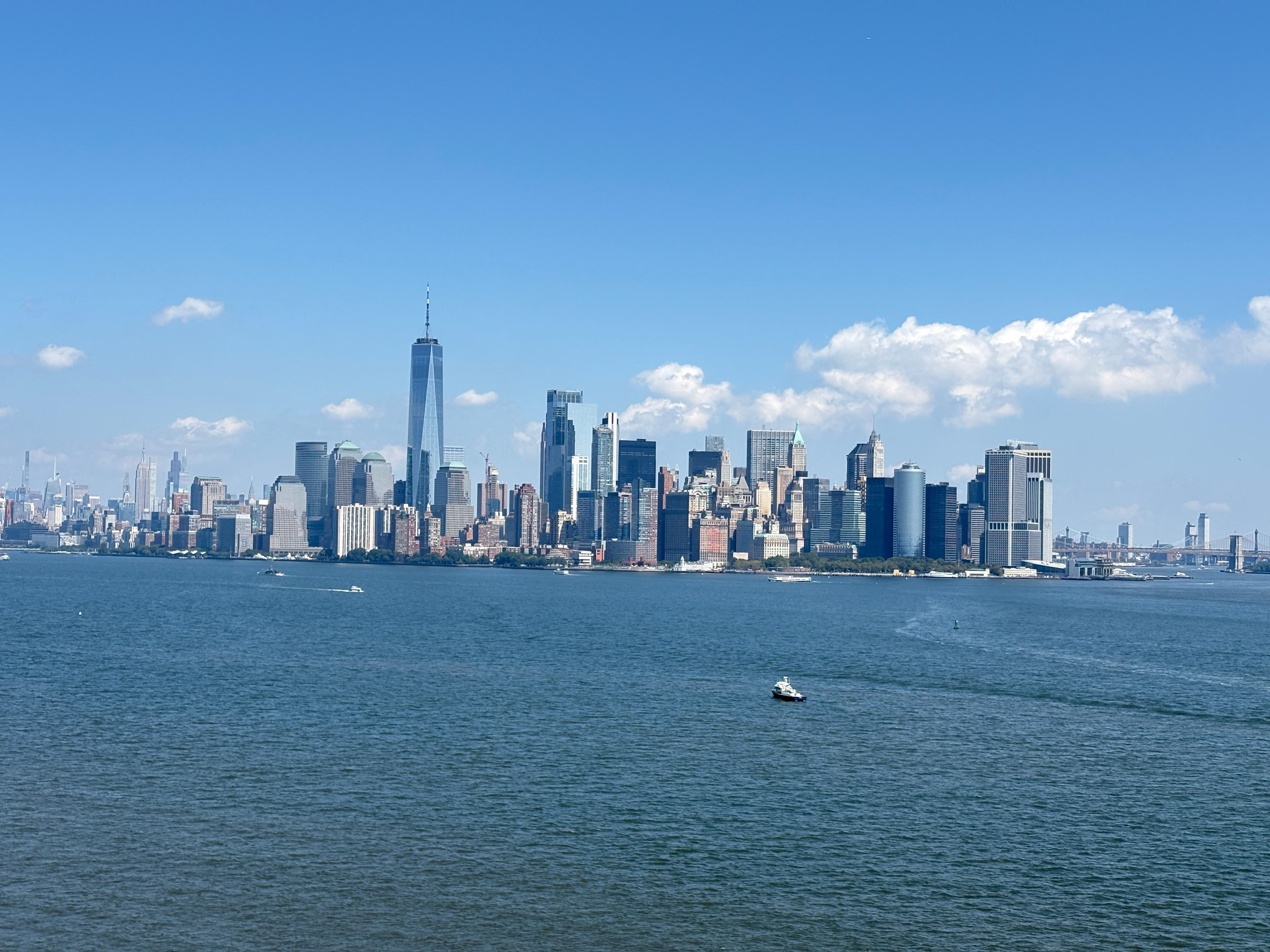 フェリーからマンハッタン南端