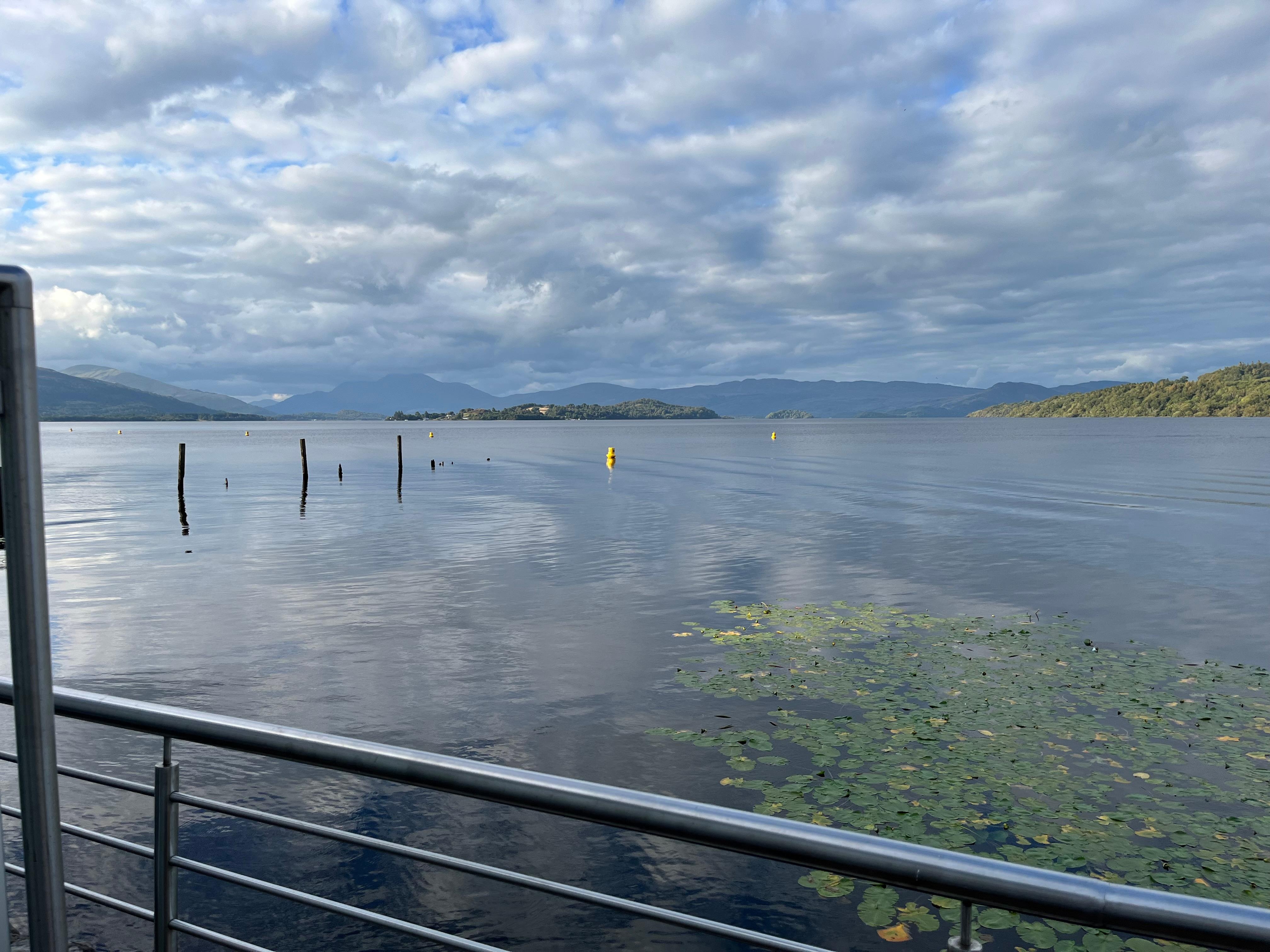 From our room looking out over Loch Lomomd