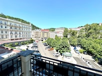 Blick vom Balkon