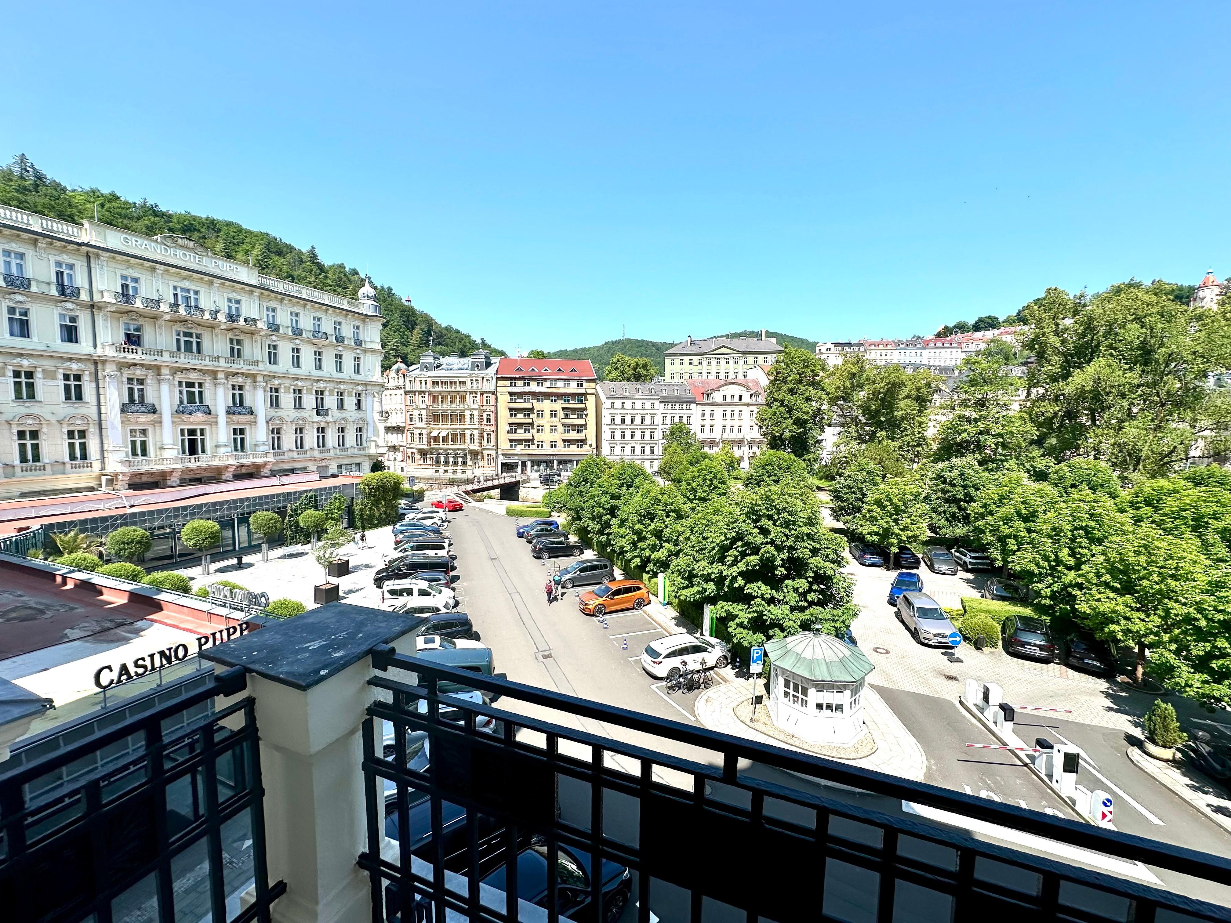 Blick vom Balkon 