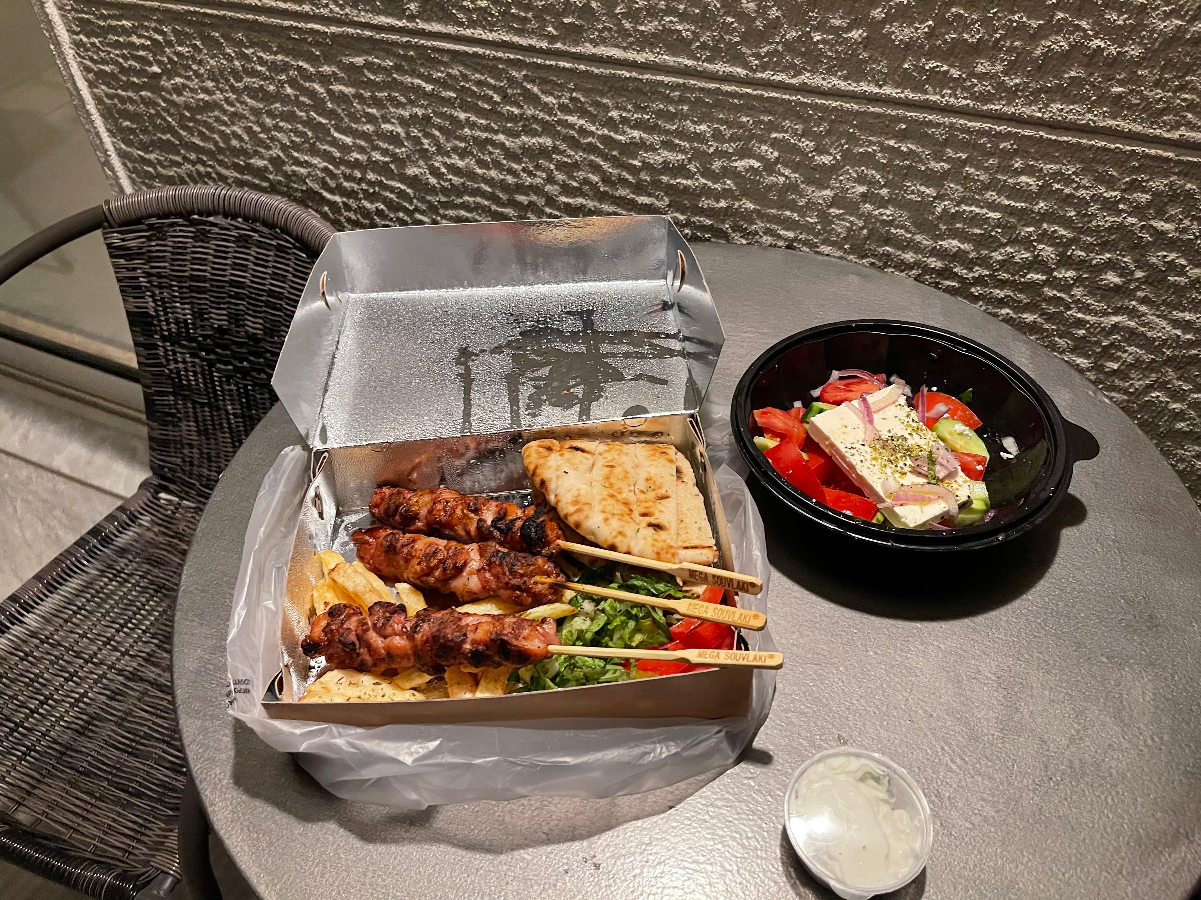 Best dinner on the HUGE balcony!