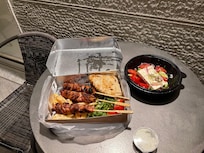 Best dinner on the HUGE balcony!