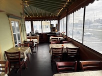 Second floor porch/dining area. Always open.