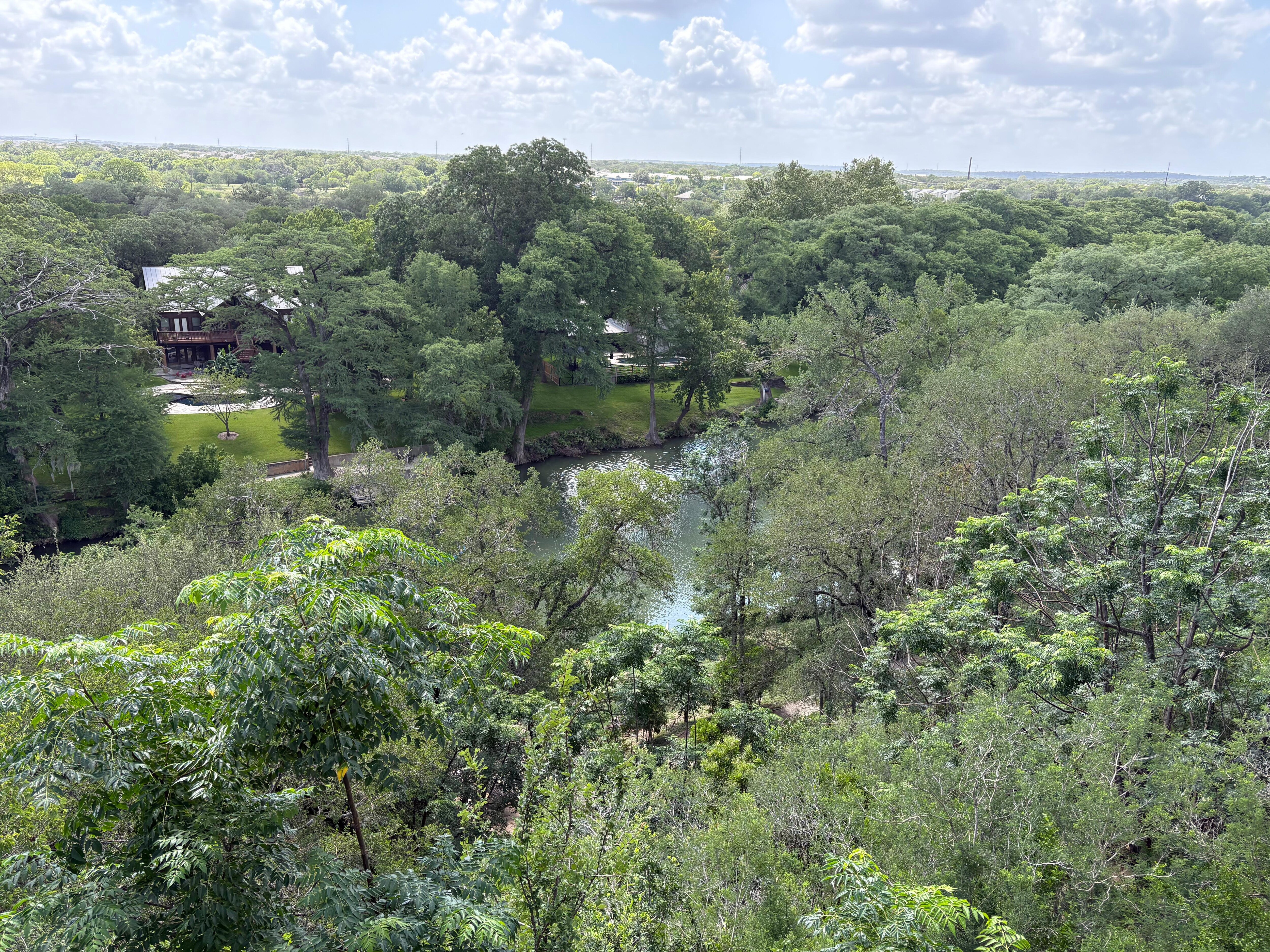 River view from balcony 