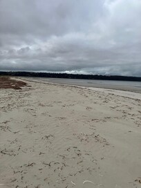 Island beach, near the cabin
