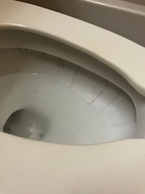 The toilet was not clean at all