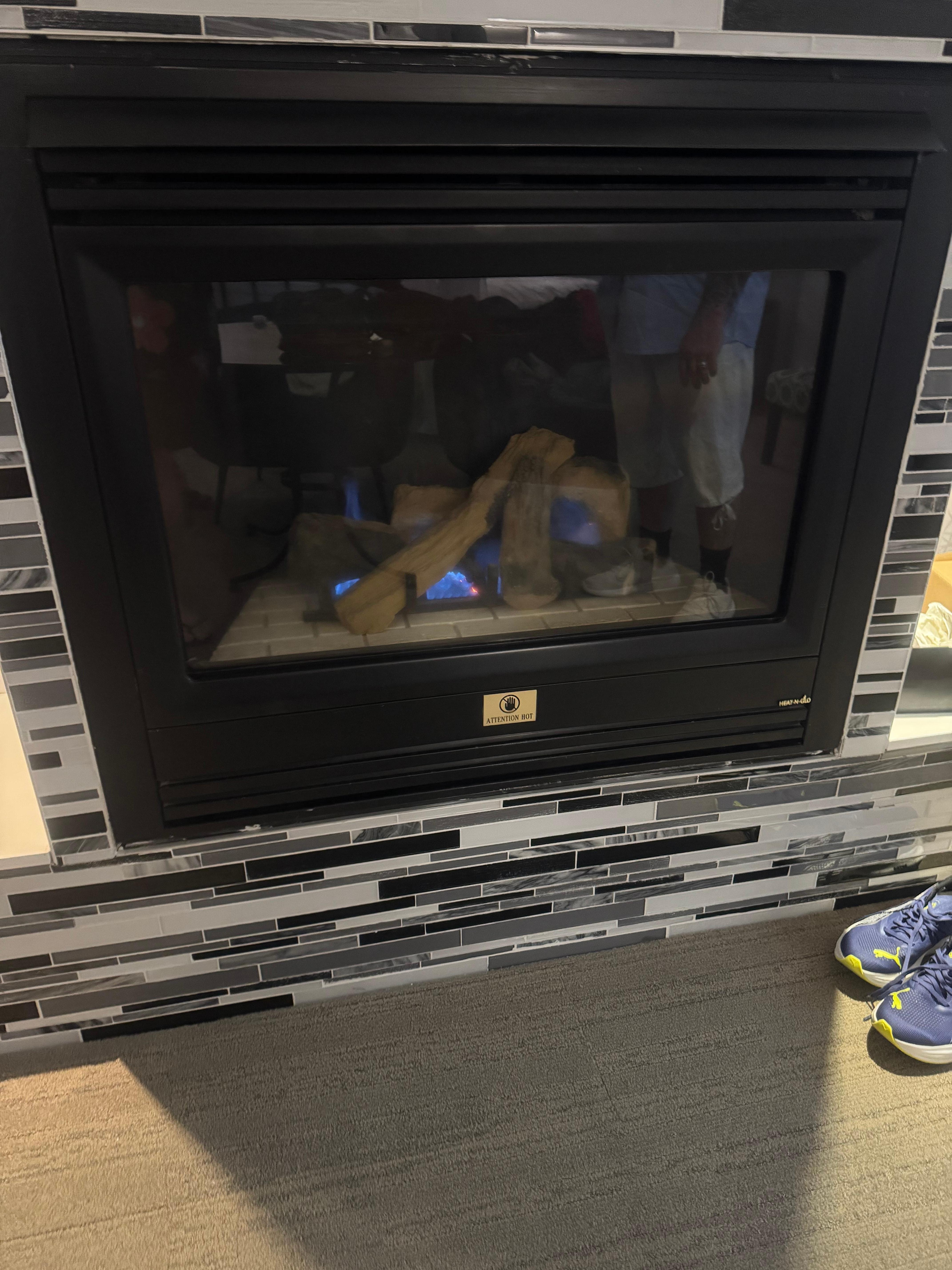 Fire in the room