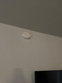 Why the alarm is covered by the plastic bag?