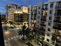 View looking the other way from the balcony! Such a cute area! Pro tip: go to shop at Publix around the corner before checking in! CVS is across the street too!