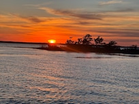 Sunset on a cruse in Beaufort NC