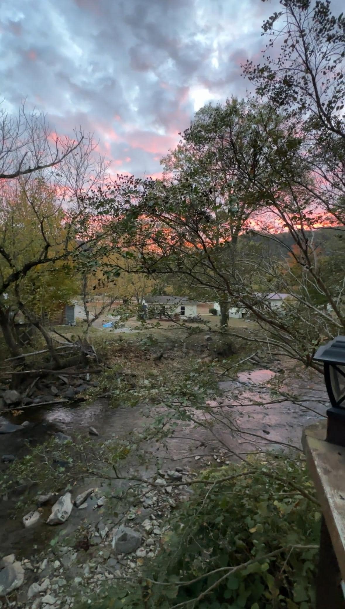 Sunrise from the deck
