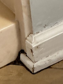 Dirty baseboards