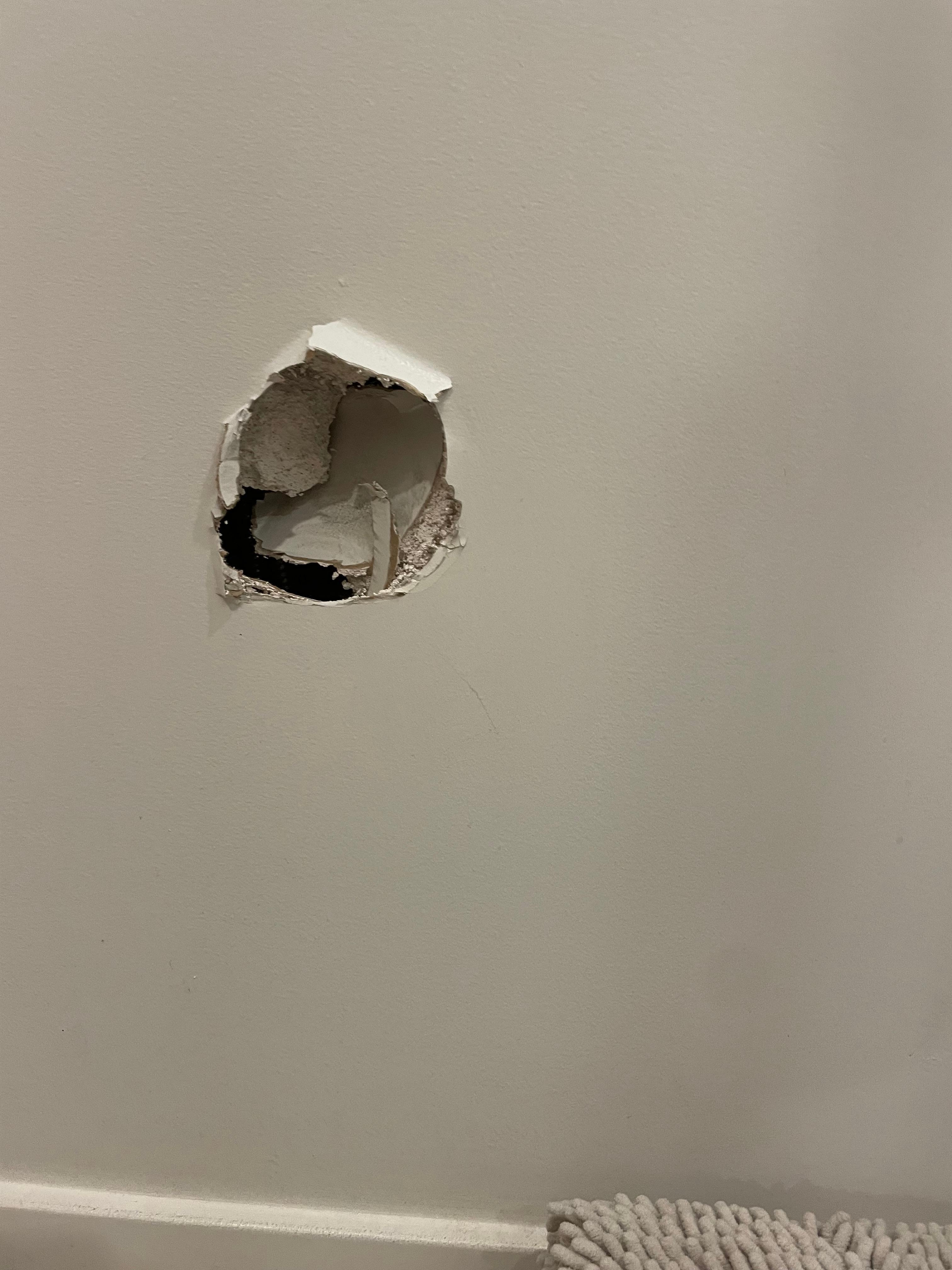 Hole in wall 