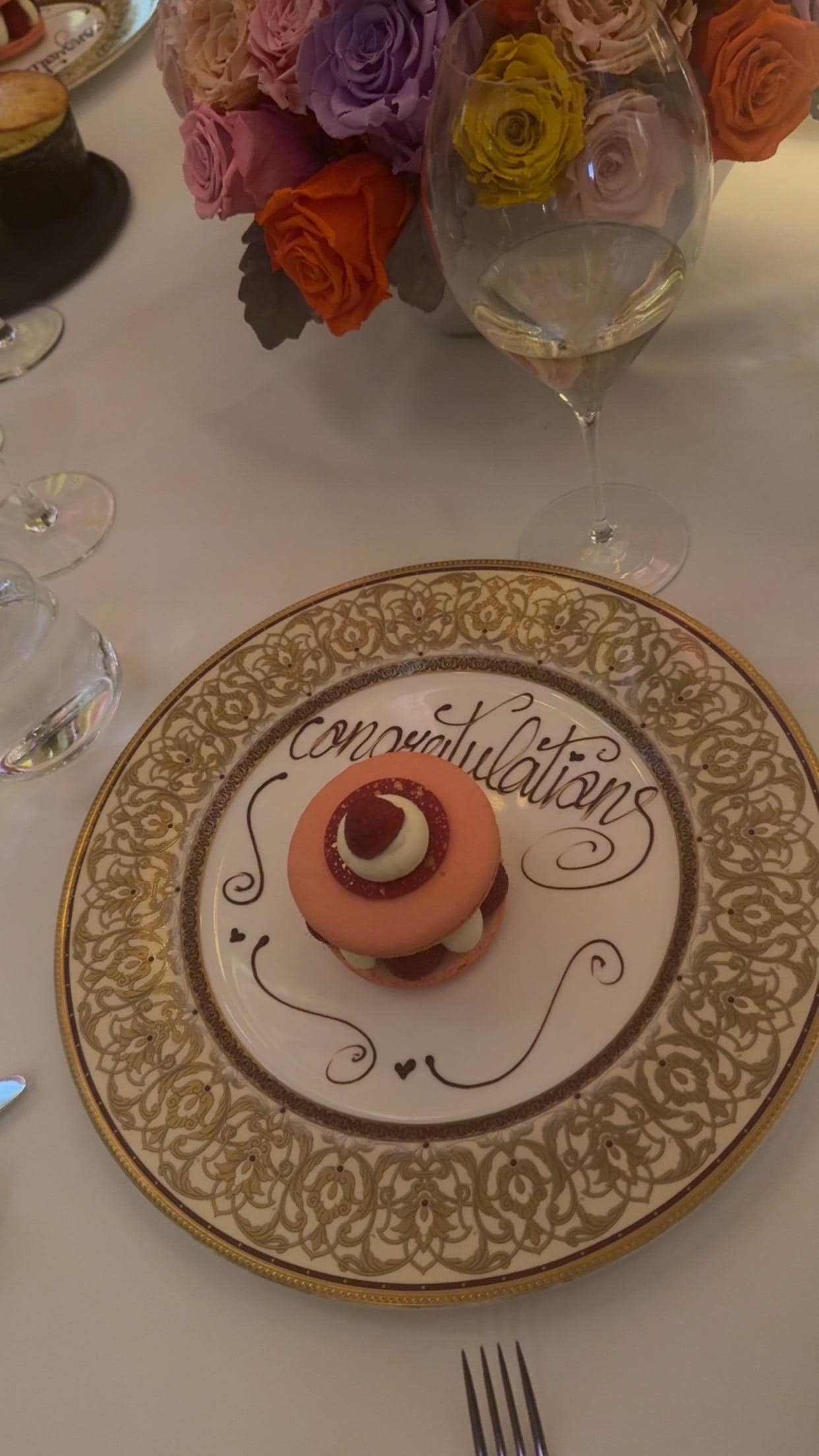 Dinner at Le Cirque after catching the Cirque Du Soliel show. 10/10