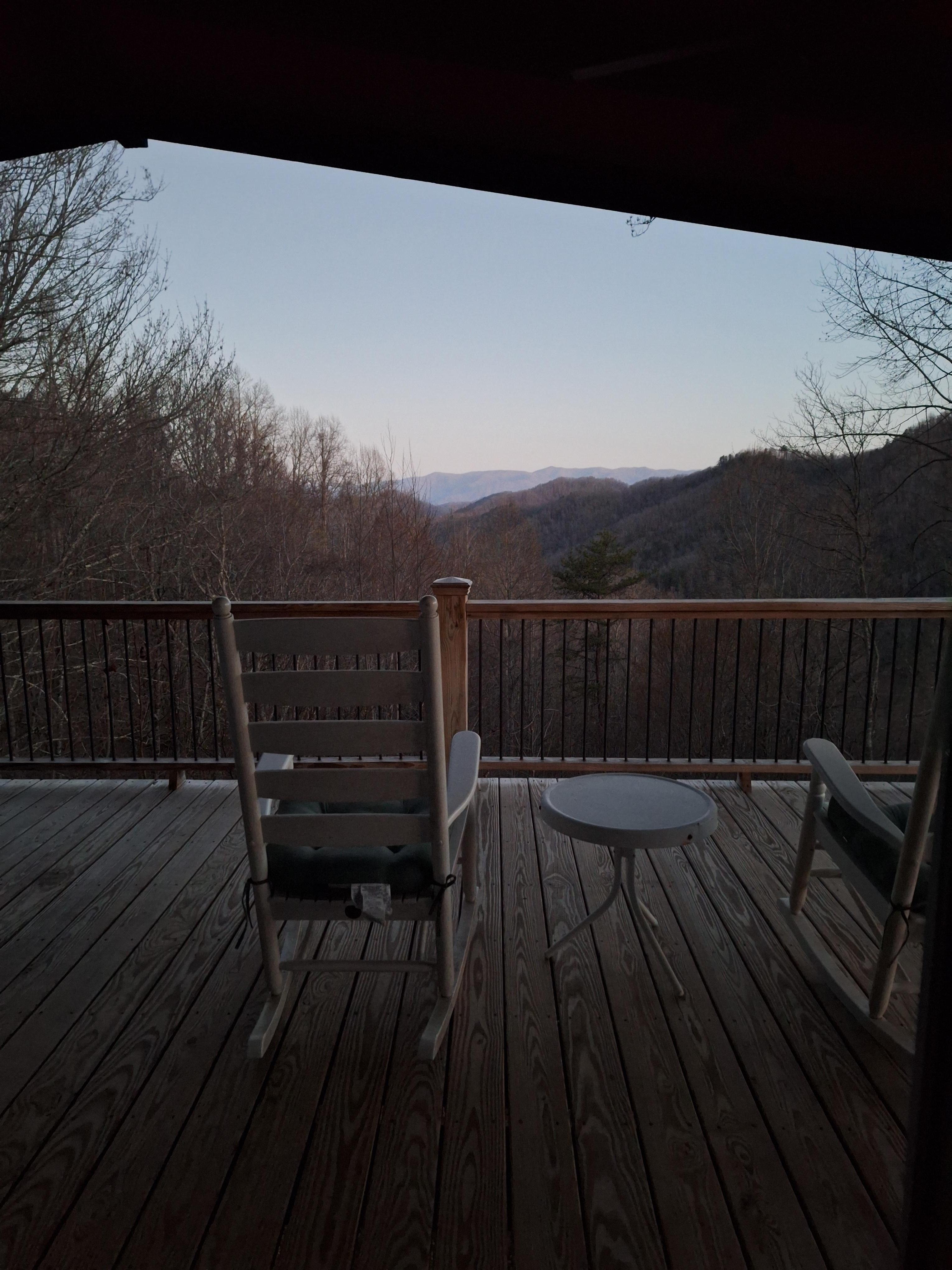 First morning of our stay.