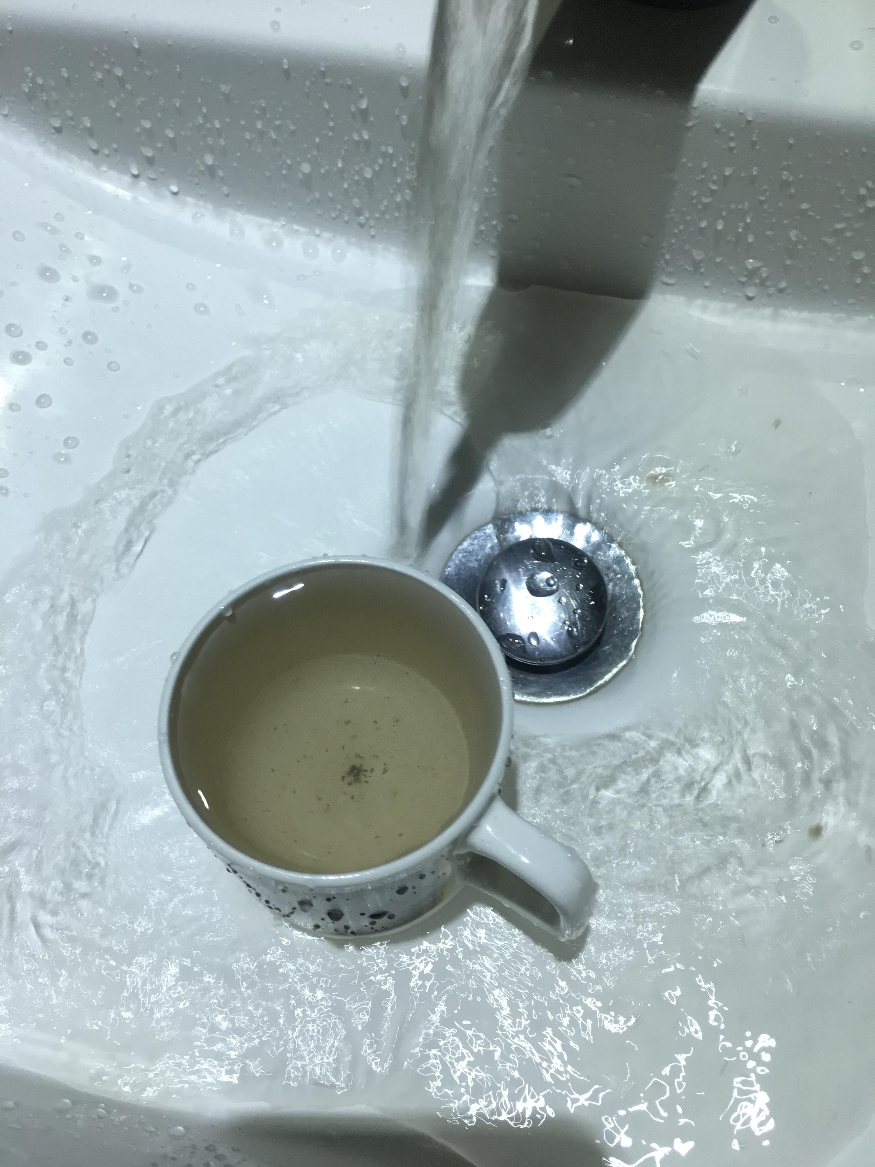 Water is unclean, we didn’t shower and brush mouth with bottle water.