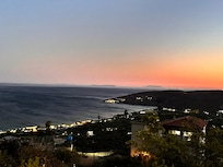 View of borsh at sunset
