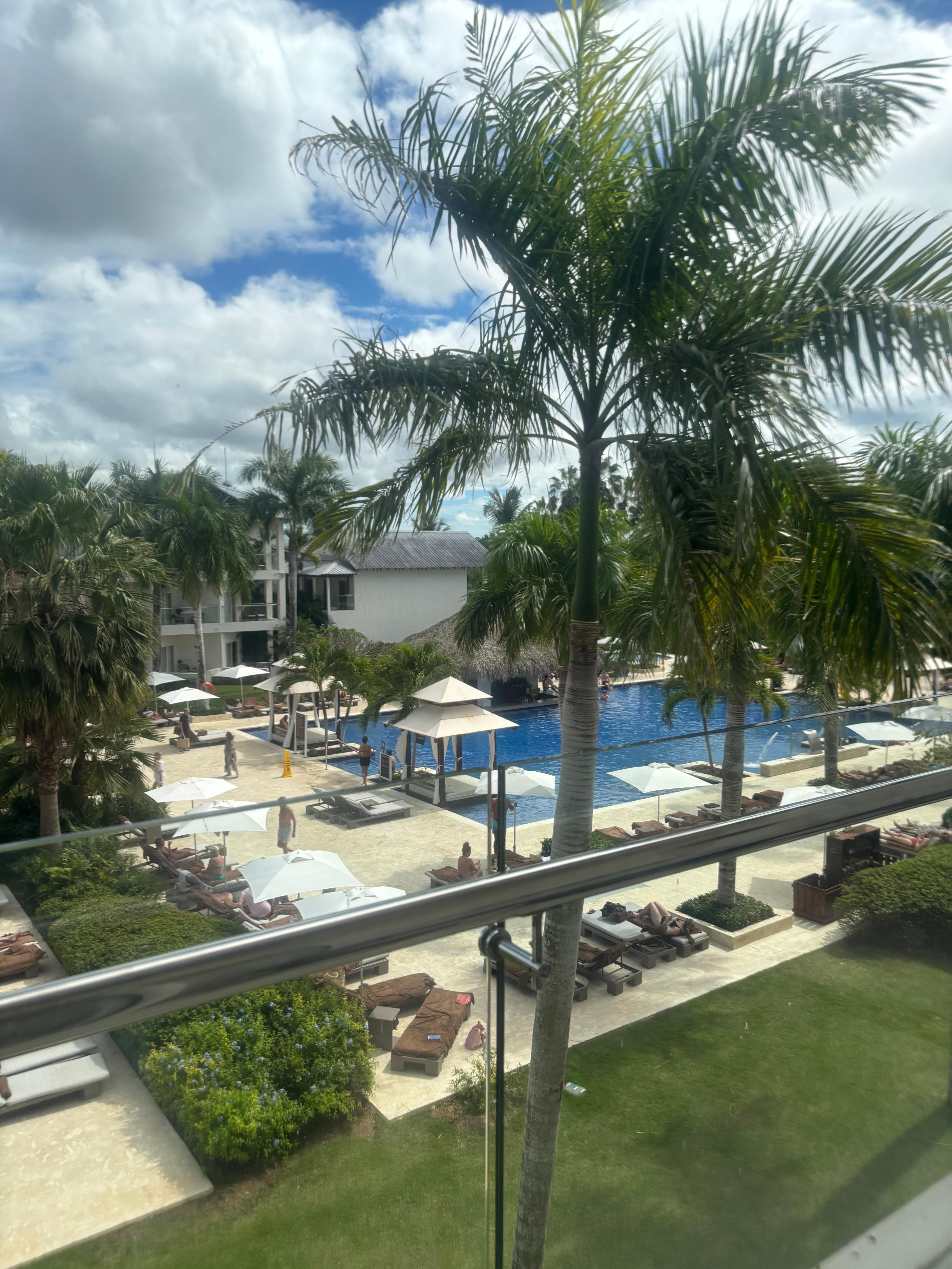 View from room balcony