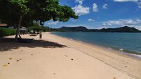 The local beach