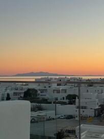 Sunset view from partial sea view room