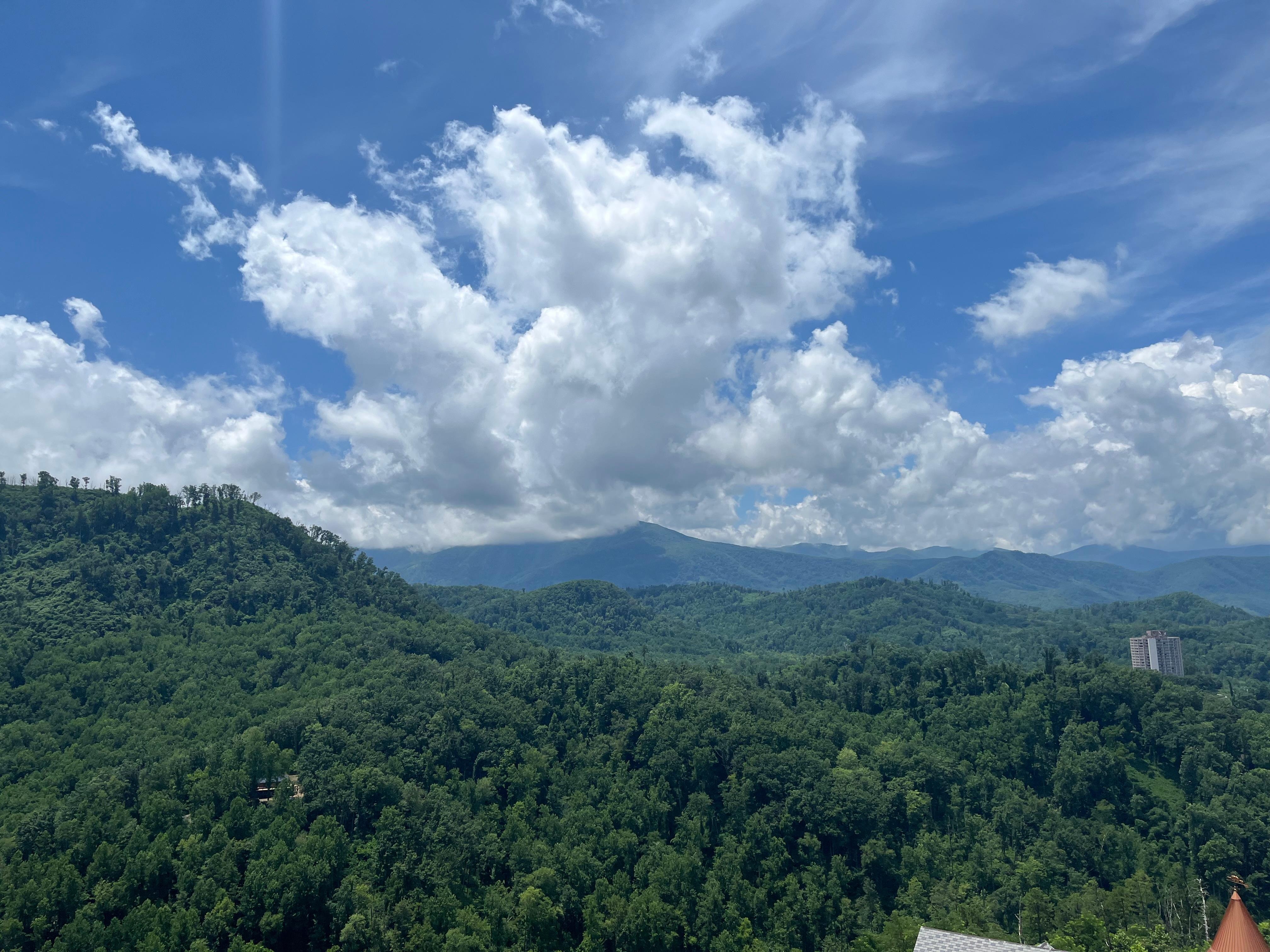 A view from Anakeesta in Gatlinburg