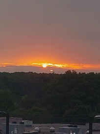 Sunset from my hotel room