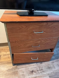 Broken furniture, no remote