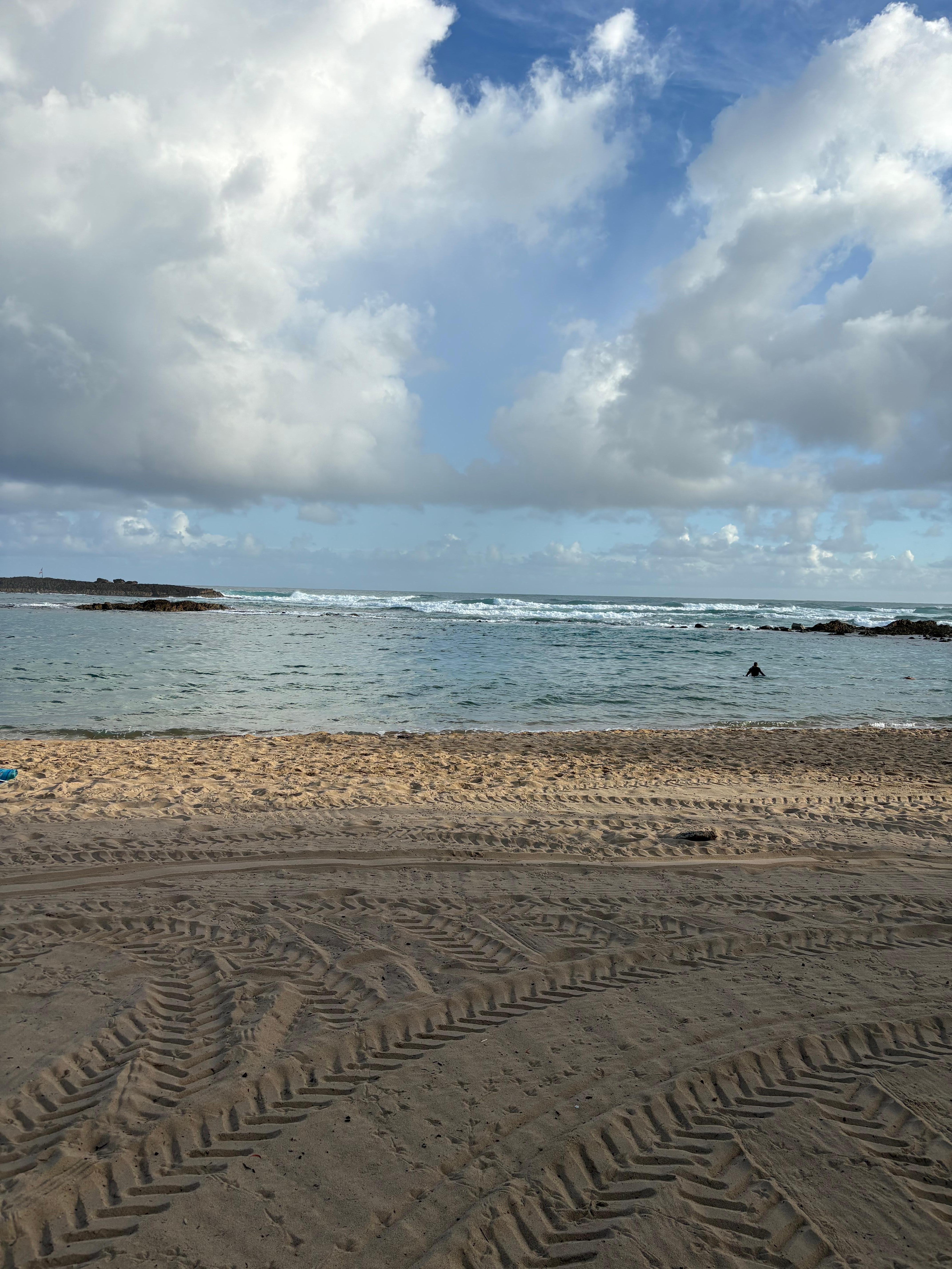 Very close by is this beach. 