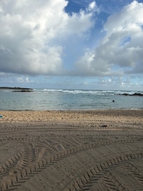 Very close by is this beach.