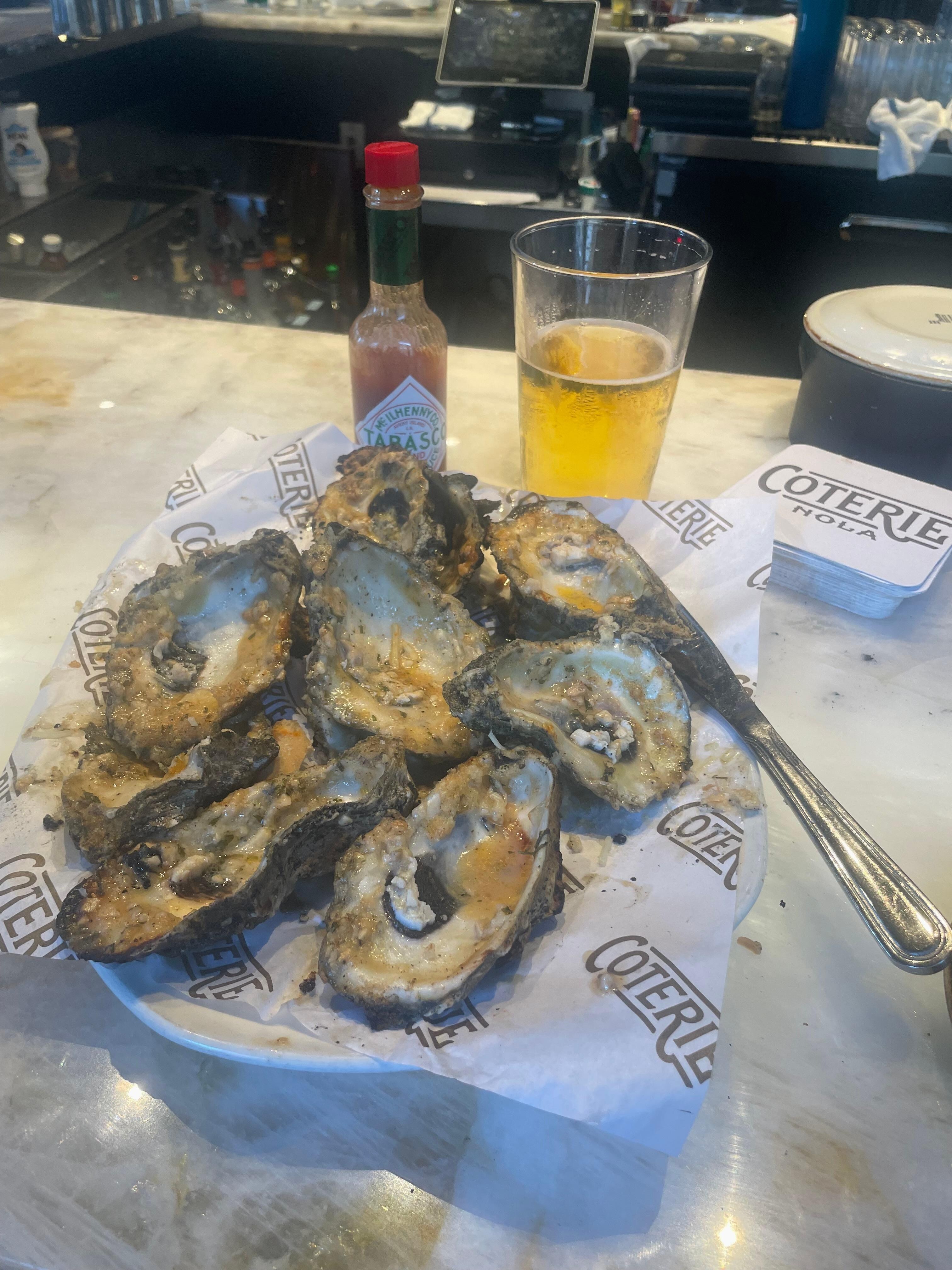 The Best grilled oysters!!!