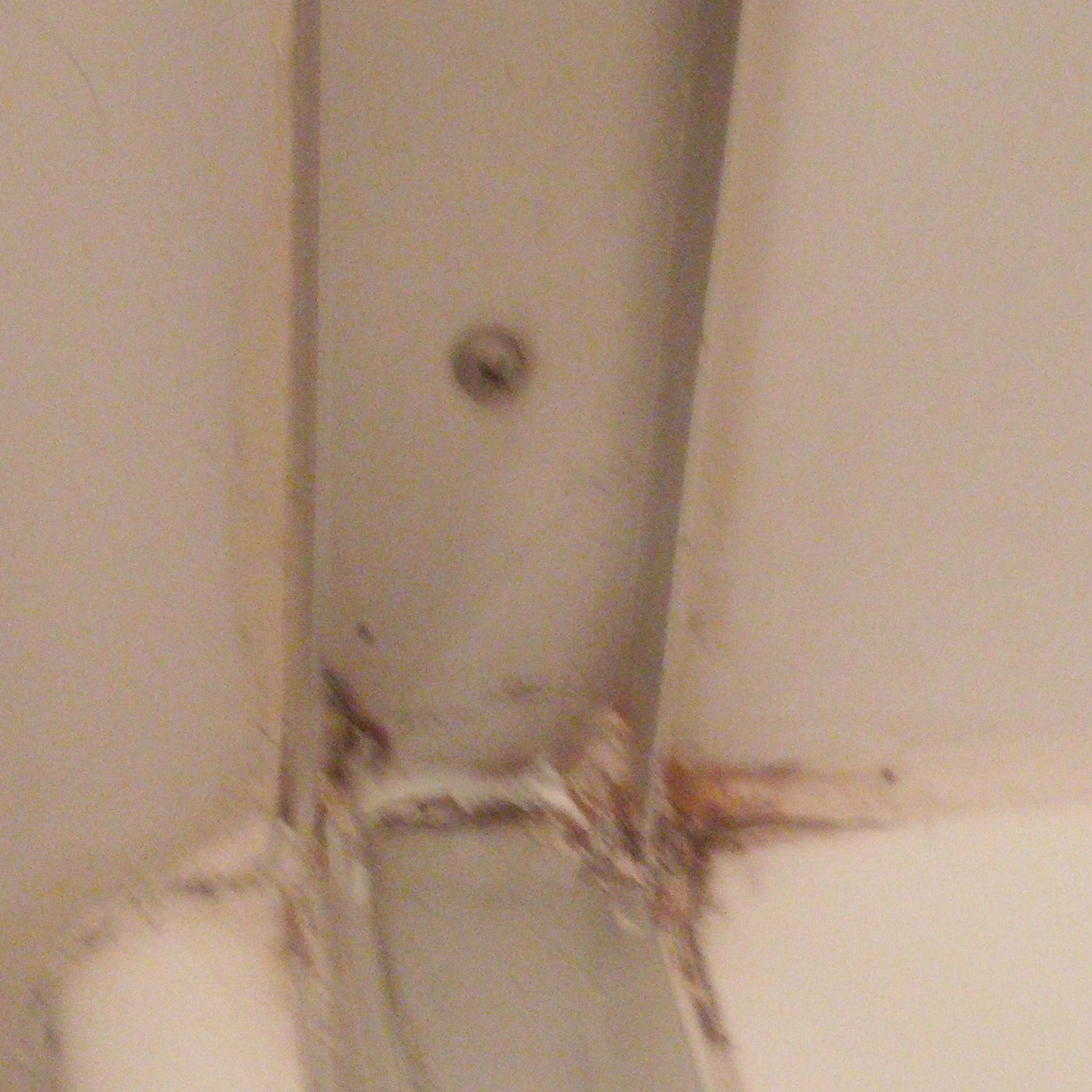 No idea how you get blood on the wall but that is blood.